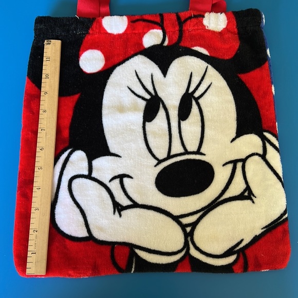 Red White Blue American Minnie Mouse Terrycloth Bag Stars Dots Patriotic Summer - Picture 10 of 10
